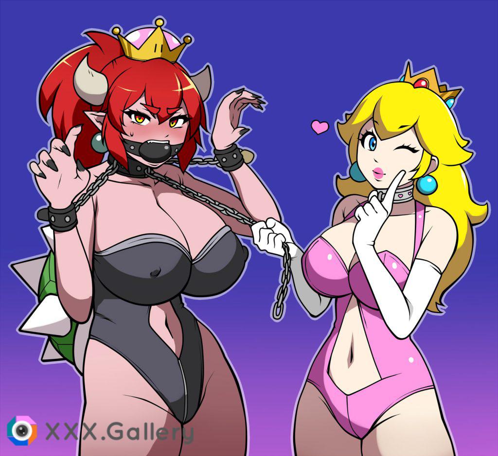 Peach figures this is the best way to keep Bowser in line [Bowsette] (jam-orbital)