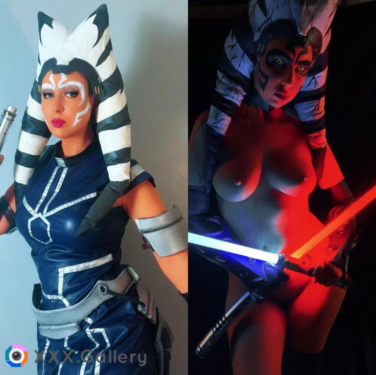 Ahsoka turned dark (cosplay by Kessie Vao)