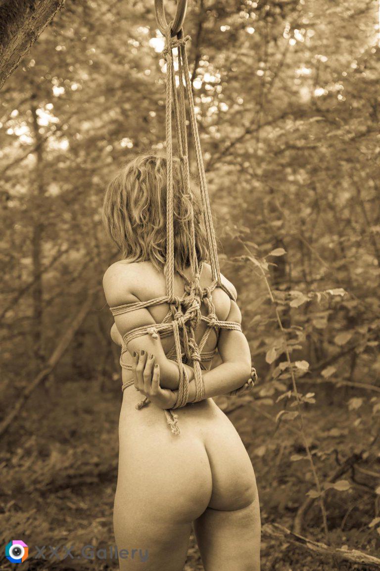 Outdoor Bondage, Extensive Bondage, and Tastefully Photographed