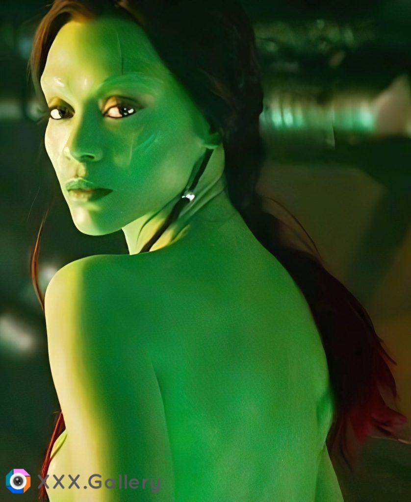 Zoe Saldana as Gamora