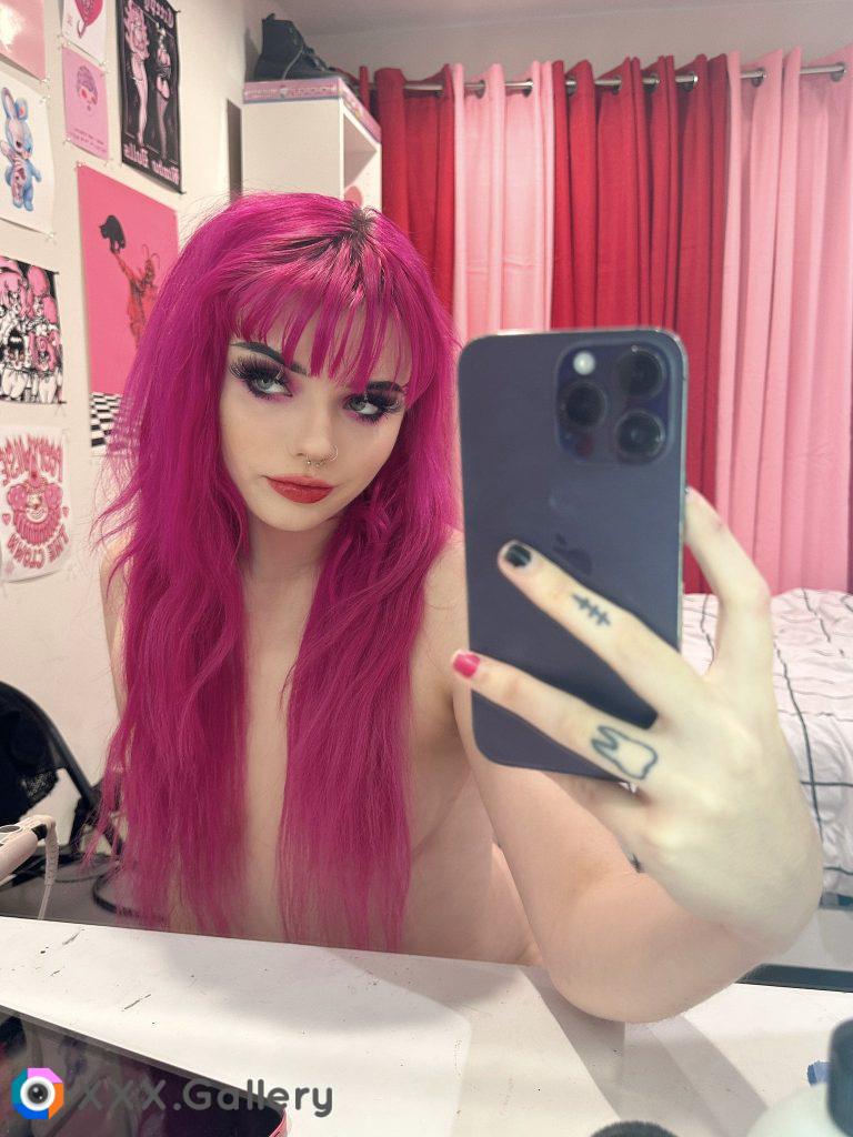 pink haired slut