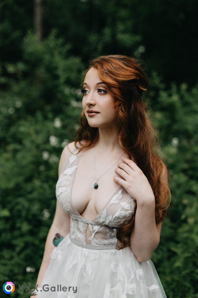 Just some wedding shoot cleavage.