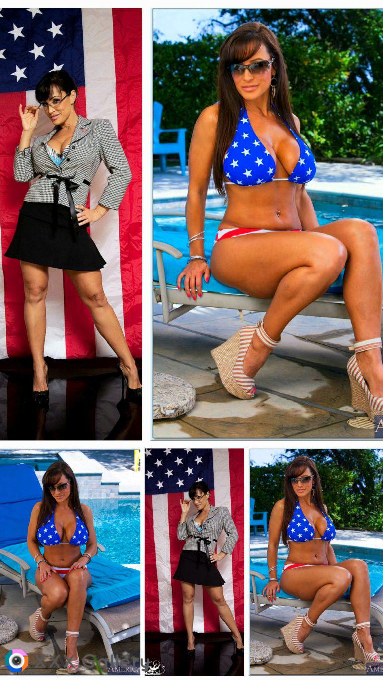 Lisa Ann patriotic Wallpaper