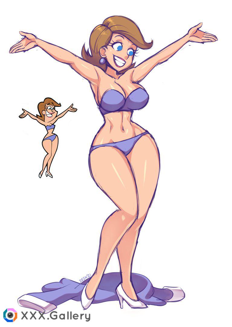 Mrs. Turner's old swimsuit still fits (Zeshgolden) [Fairly OddParents]