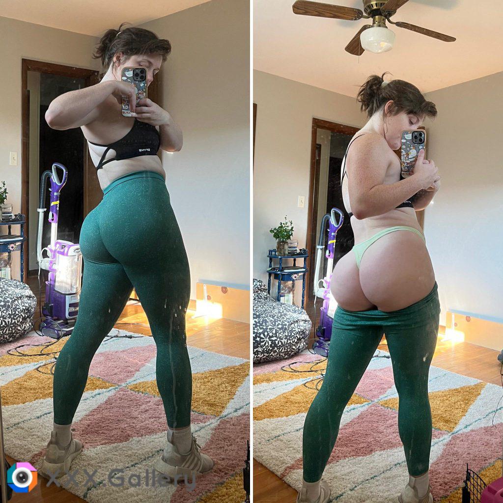 Didn’t realize how much these leggings compressed