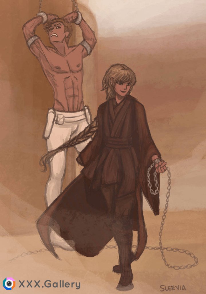 GB Padme and Anakin on arena (Sleevia)