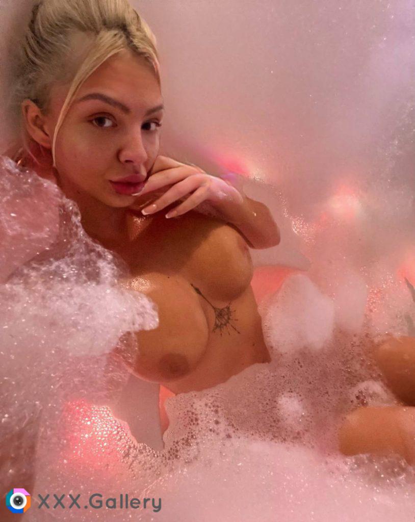 I love a lot of bubbles in my bath