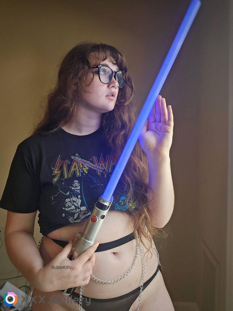 [F] Can I play with your lightsaber?