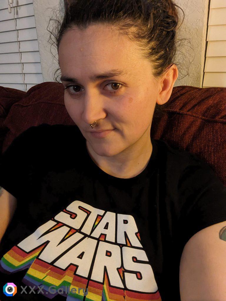 Rainbow Star Wars shirt!