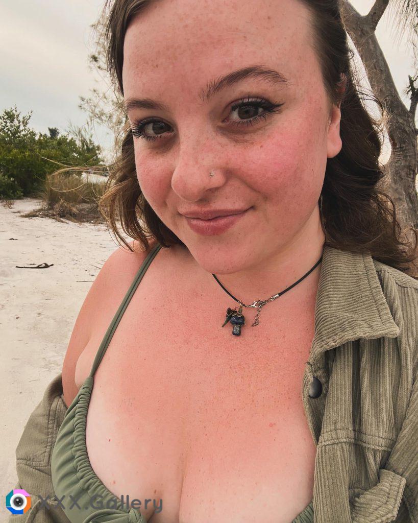 Just a freckled gal at the beach! [24]