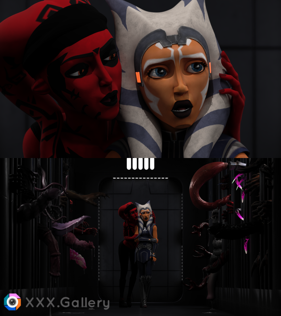 Talon shows Ahsoka her collection (Lydas3D)