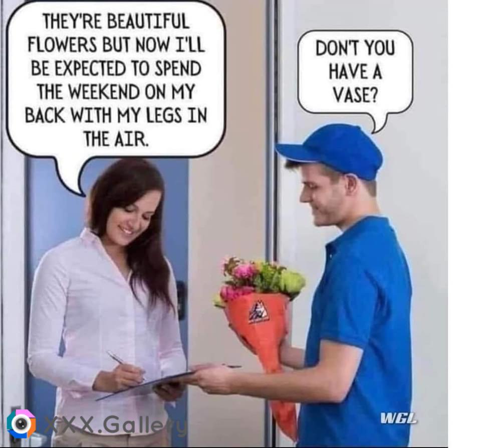 Women love flowers