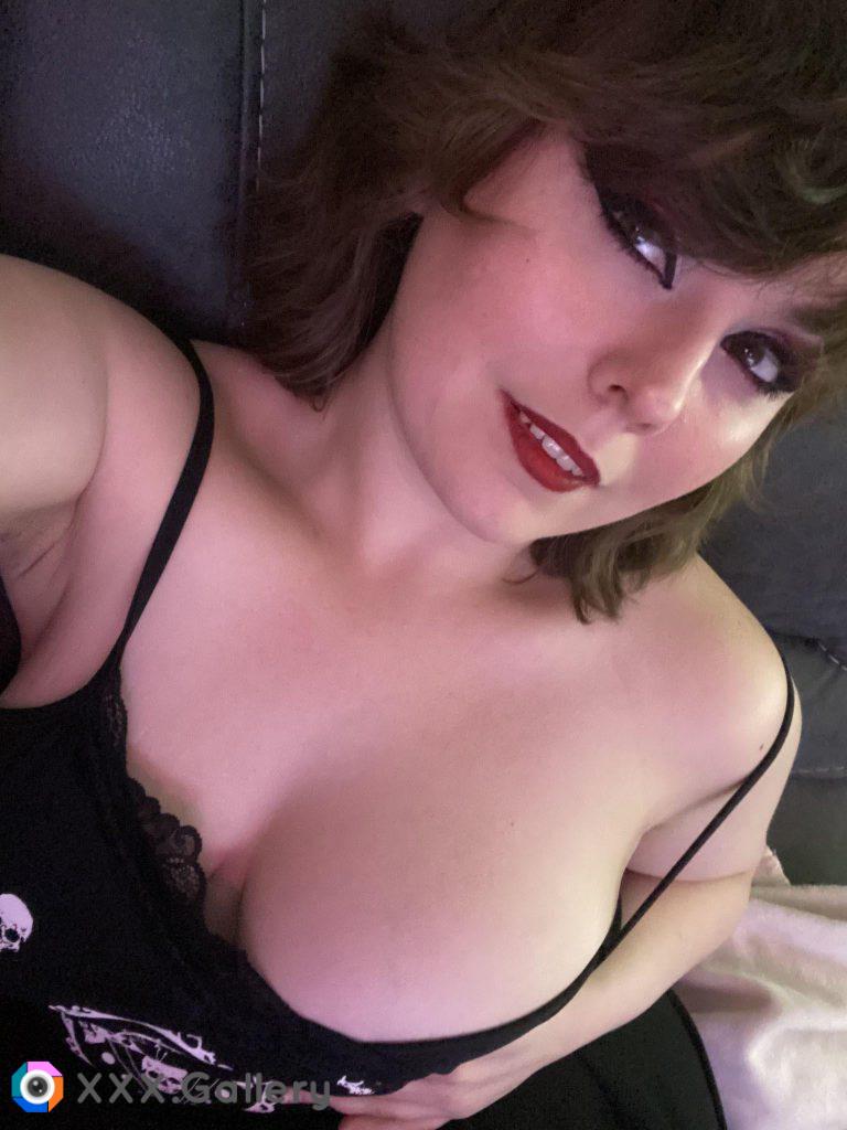 Come suck on my gothic tits.