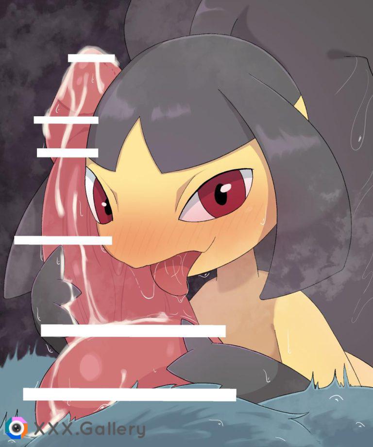 Mawile having a delicious treat! [M/F] (Mawile / Lucario)