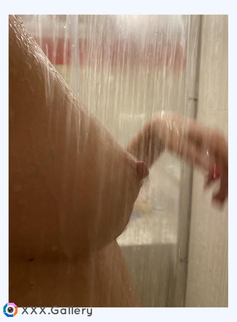 Warm shower always make me wet