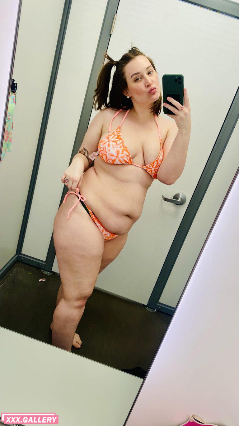 Groovy orange bikini