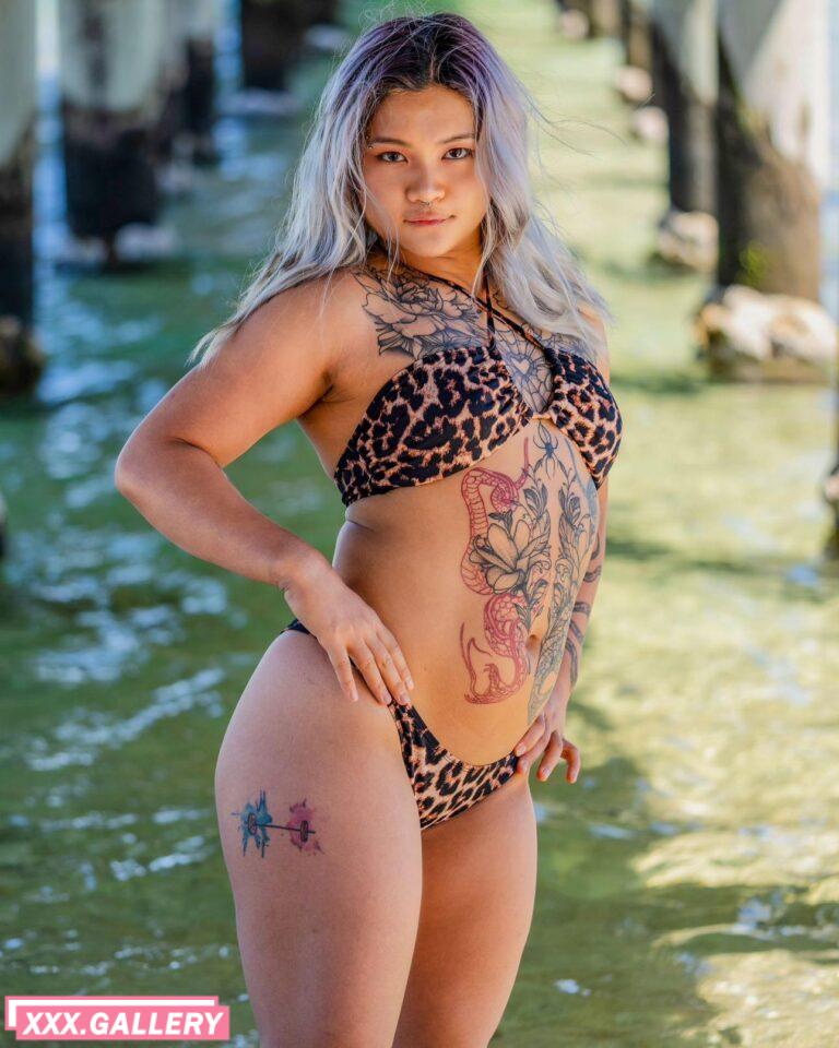 I love bikinis because they let me flaunt my tatts