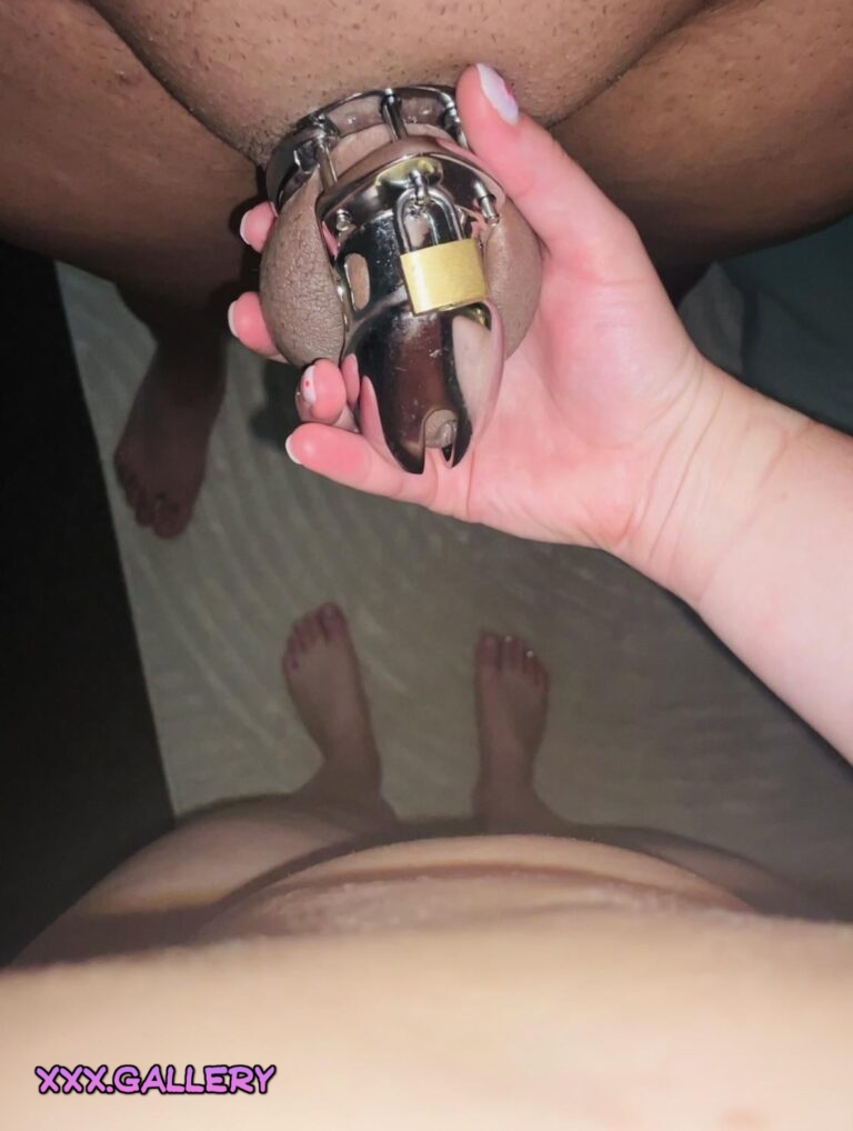 My story yesterday seemed to get a lot of attention. Here I am locked for her 🔐