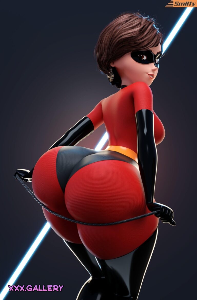 Elastigirl showing off her bubble butt by smitty34