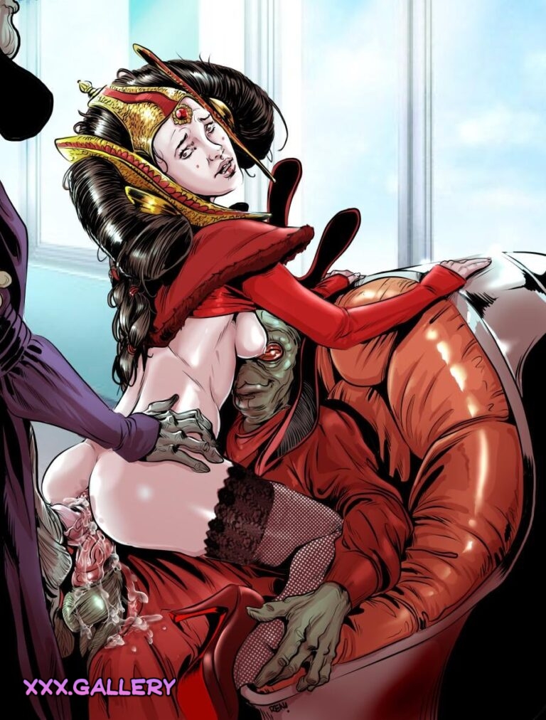 Queen Amidala Nute Gunray and Rune Haako (renx)