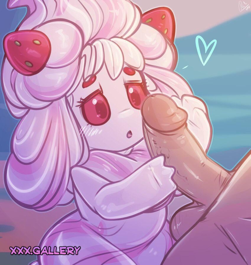 Alcremie and her trainer (DimWitDog)