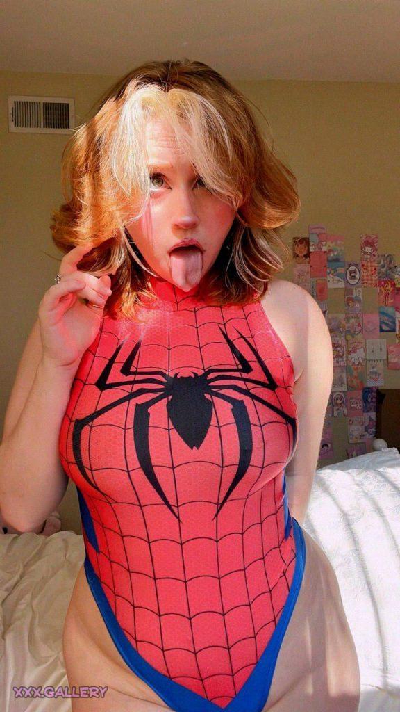 When Spidey meets ahegao a wild and steamy adventure awaits